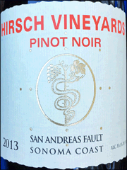 Hirsch 2013 San Andreas Fault Pinot Noir
