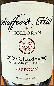 Holloran 2020 Stafford Hill Chardonnay