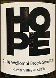 Hope Estate 2018 Semillon