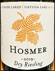 Hosmer 2019 Dry Riesling