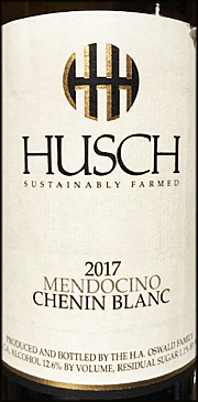 Husch 2017 Chenin Blanc