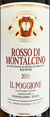 Il Poggione 2019 Rosso di Montalcino