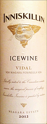 Inniskillin 2012 Vidal Icewine