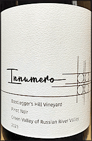 Innumero 2023 Bootlegger's Hill Pinot Noir