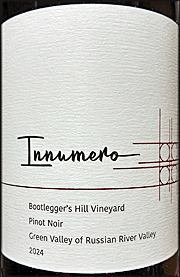 Innumero 2024 Bootlegger's Hill Pinot Noir