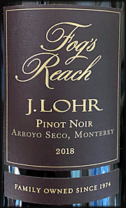 J. Lohr 2018 Fog's Reach Pinot Noir