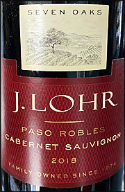 J. Lohr 2018 Seven Oaks Cabernet Sauvignon