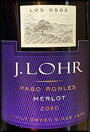 J. Lohr 2020 Los Osos Merlot