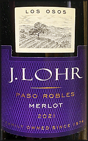 J. Lohr 2021 Los Osos Merlot