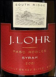 J. Lohr 2021 South Ridge Syrah