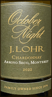 J. Lohr 2022 October Night Chardonnay