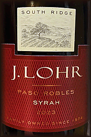 J. Lohr 2023 South Ridge Syrah