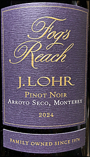 J. Lohr 2024 Fog's Reach Pinot Noir