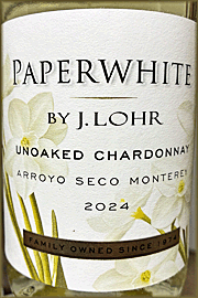 J. Lohr 2024 Paperwhite Unoaked Chardonnay