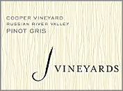 J Vineyards 2009 Cooper Vineyard Pinot Gris