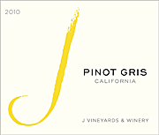 J Vineyards 2010 Pinot Gris