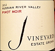 J Vineyards 2012 Russian River Pinot Noir