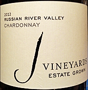 J Vineyards 2012 Russian River Valley Chardonnay