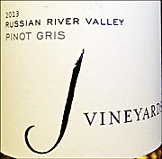 J Vineyards 2013 Russian River Pinot Gris