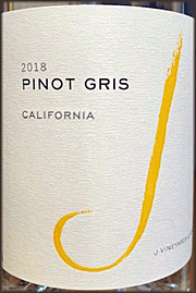 J Vineyards 2018 Pinot Gris