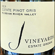 J Vineyards 2019 Estate Pinot Gris