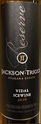 Jackson Triggs 2016 Vidal Icewine Reserve