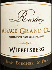 Jean Biecher 2016 Wiebelsberg Riesling