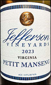 Jefferson Vineyards 2023 Petit Manseng