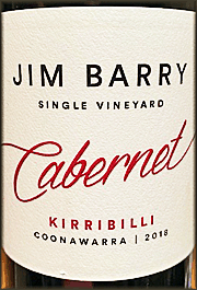 Jim Barry 2018 Kirribilli Cabernet Sauvignon