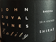 John Duval 2014 Entity Shiraz