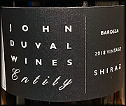 John Duval 2018 Entity Shiraz