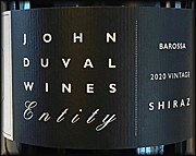 John Duval 2020 Entity Shiraz