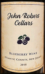 John Robert Cellars 2018 Blueberry Wine