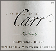 Joseph Carr 2009 Sauvignon Blanc
