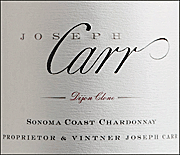 Joseph Carr 2010 Sonoma Coast Chardonnay
