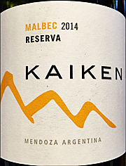 Kaiken 2014 Reserva Malbec