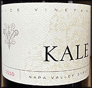 Kale 2020 Hyde Vineyard Syrah
