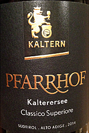 Kaltern 2014 Pfarrhof Kalterersee Classico Superiore