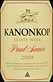 Kanonkop 2008 Paul Sauer