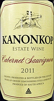 Kanonkop 2011 Cabernet Sauvignon