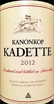 Kanonkop 2012 Kadette