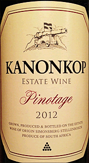 Kanonkop 2012 Pinotage