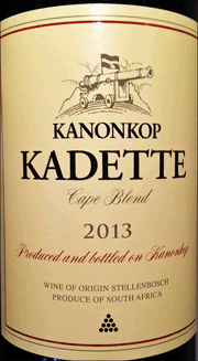 Kanonkop 2013 Kadette