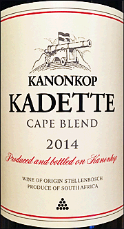 Kanonkop 2014 Kadette