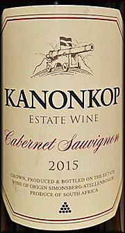 Kanonkop 2015 Cabernet Sauvignon