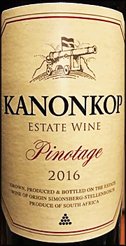 Kanonkop 2016 Pinotage