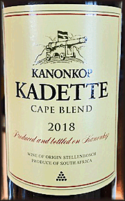 Kanonkop 2018 Kadette Cape Blend
