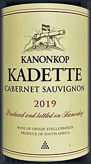 Kanonkop 2019 Kadette Cabernet Sauvignon