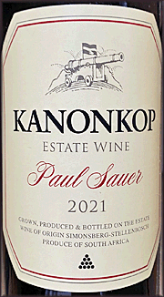Kanonkop 2021 Paul Sauer