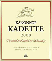Kanonkop 2008 Kadette